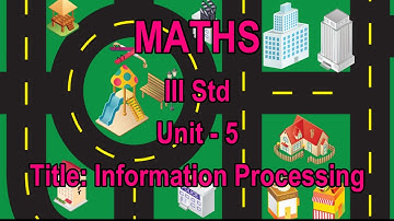 III Std Maths - Information Processing