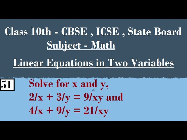 Solve 2 X 3 Y 9 Xy And 4 X 9 Y 21 Xy Youtube Solve 2 X 3 Y 9 Xy And 4 X 9 Y 21 Xy Youtube