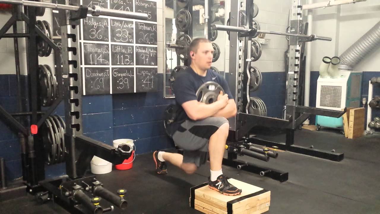 Front Foot Elevated Split Squat w/First Rep Iso-Hold - YouTube