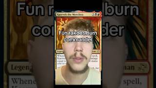 Rakdos burn commander 💀🔥 let me know a commander you want me to make a video about ! #MTGCommunity