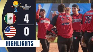 México vs Estados Unidos | RESUMEN | XIII Panamericano de Softball Masculino - Montería 206 🥎 screenshot 4