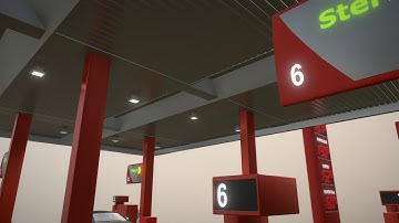 Gas Station Type-2 - Perspective 1