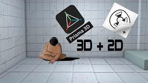 I Animated Anime using both flipaclip and prisma 3d #animation #anime 