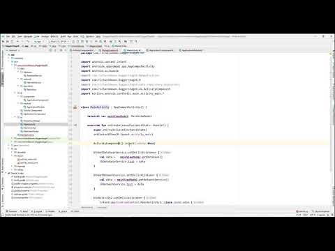 Dagger | RxJava | RxAndroid | Kotlin : Dagger Inject Dependencies
