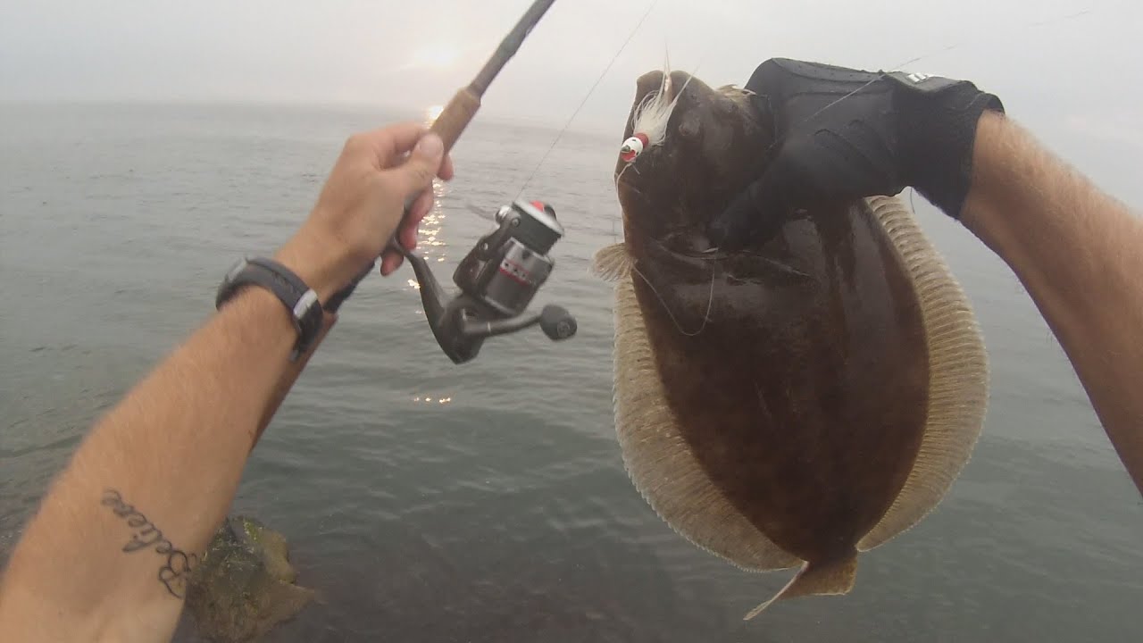 Light Tackle Bucktail Fluke Fishing Montauk NY Inlet YouTube