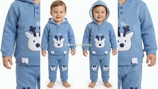 Baby Hoodie and Pant Set for Boys & Girls | children's clothes shopping | kidwid's clothing |  screenshot 3