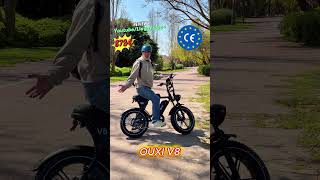 ¡La E-BIKE que parece una MOTO! 🏍️💨 OUXI V8 #shorts #ebike #ouxi
