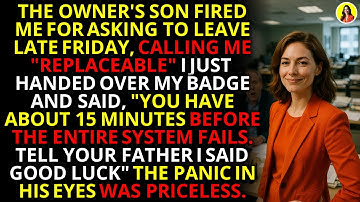 Ze noemden me vervangbaar. Het hele systeem crashte binnen 15 minuten. | Bedrijfswraak