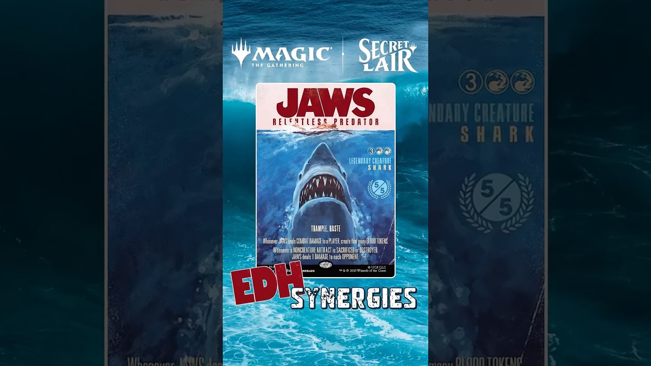 EDH Synergies: Jaws, Relentless Predator | #Shorts - YouTube