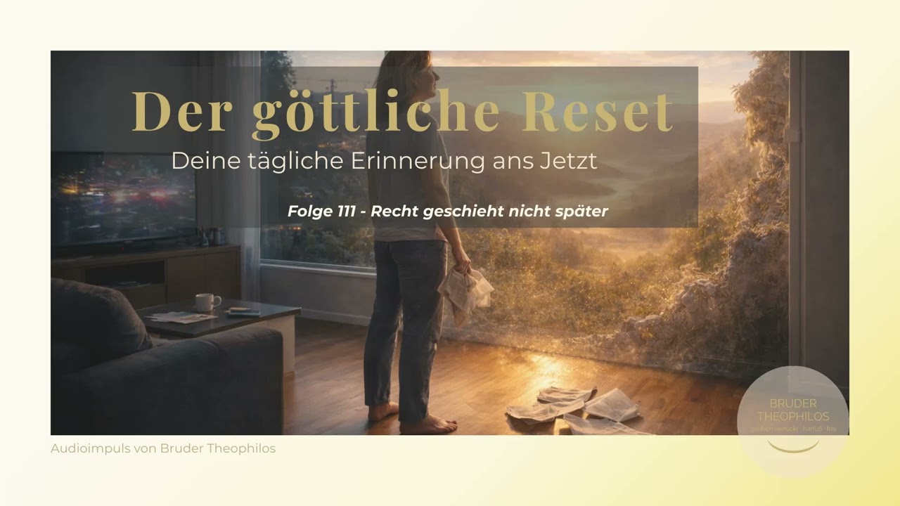 Der göttliche Reset – Folge 111 | Recht geschieht nicht später