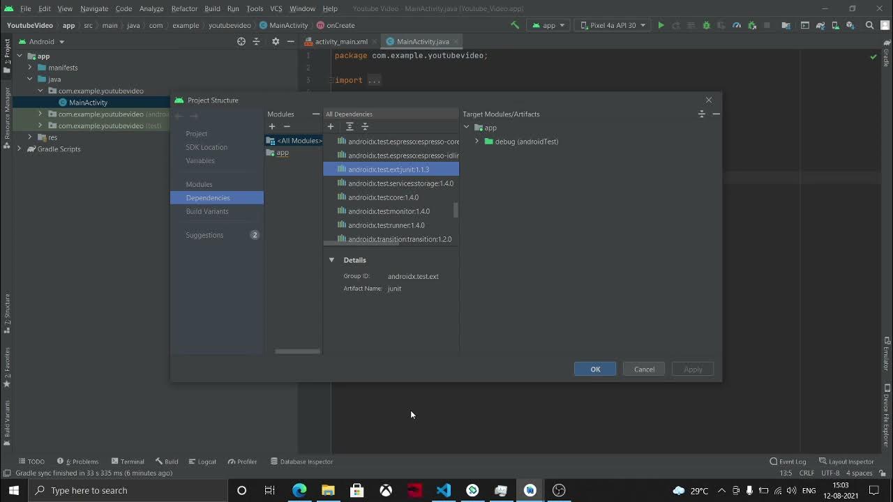 Android studio dependencies. Ripple android studio. unity 2025.