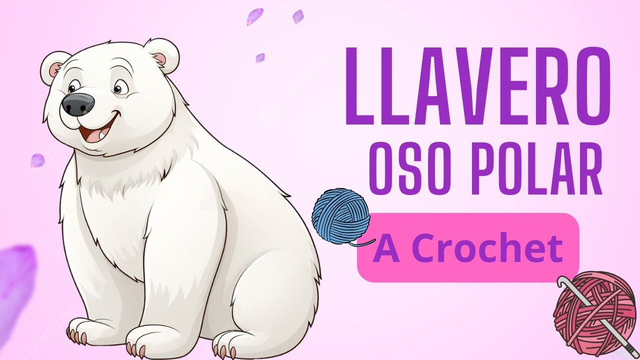 🐾💙 ¡Tierno, rápido y fácil! Aprende a hacer este osito polar en crochet.