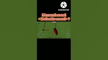 Diamond sword +Netherite sword =? #minecraft #shortsfeed #yessmartypie