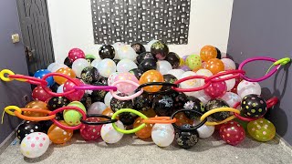 200 Printed Themed And Polka Dotted Balloons Stomp Pop Video