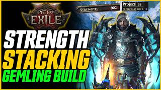 900% INCREASED DMG! Strength / Mana Stacking Totem Gemling is INSANE! // Path of Exile 2 Builds