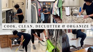 TWO DAY CLEAN WITH ME | COOK, DECLUTTER AND ORGANIZE | DEEP CLEANING MOTIVATION #cleanwithme