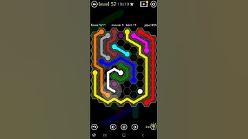 How To Solve Flow Free Hexes 10x10 Mania Level 52 Board Walk Through Solution Walkthrough