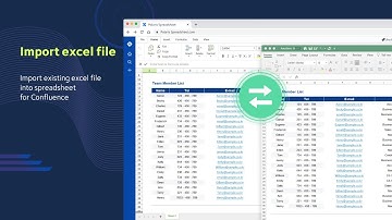 How to import excel file into Spreadsheet for Confluence