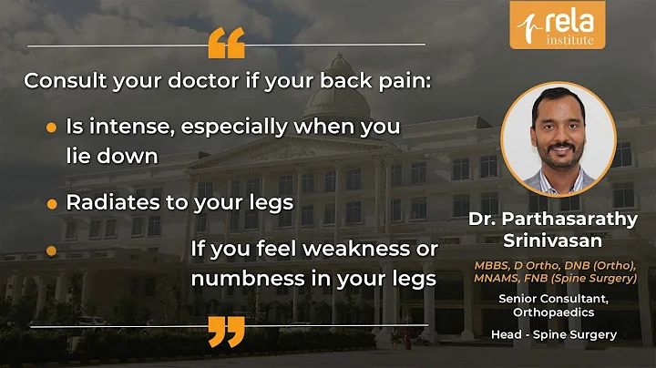 Dr. Parthasarathy Srinivasan | Back pain
