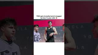 TOGI gets brutally bench-mogged by two 14 year olds