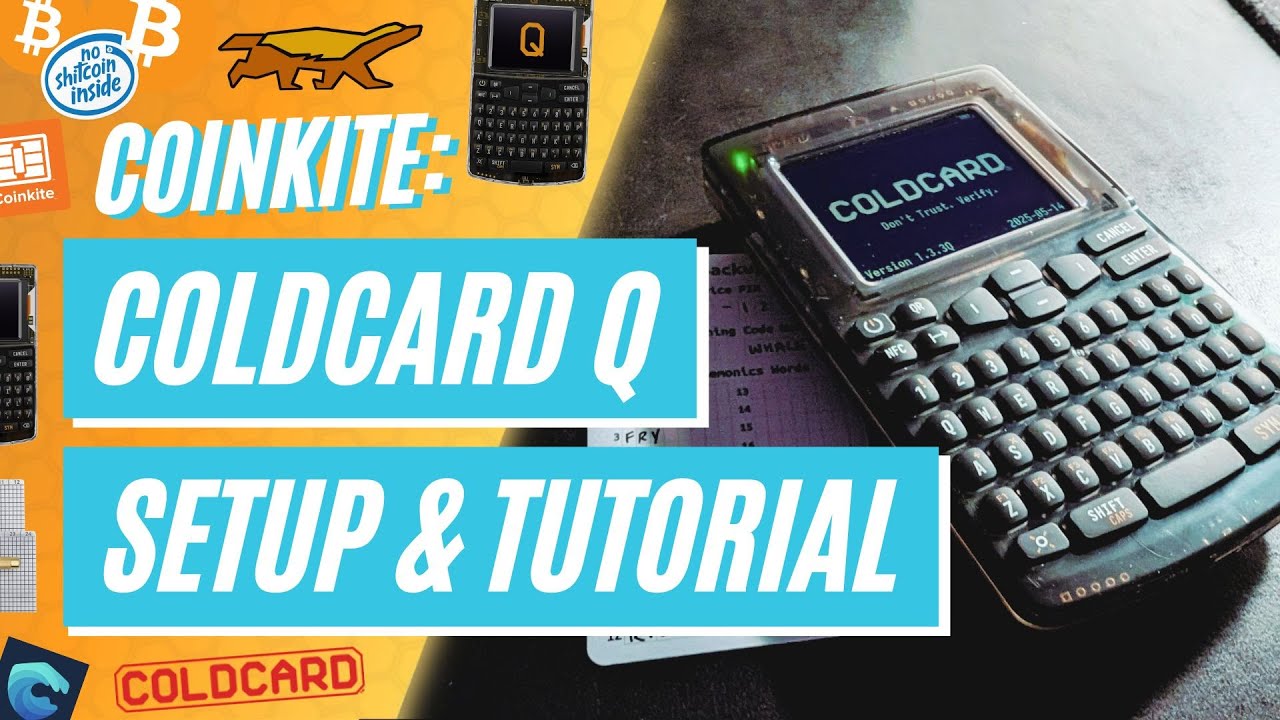 COLDCARD Q Setup, Tutorial & Review - The Easiest COLDCARD!