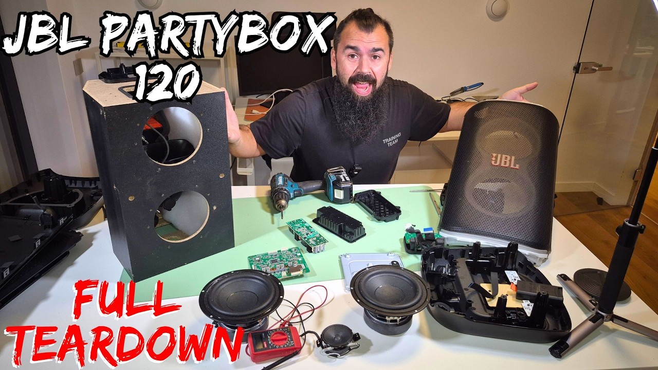 JBL Partybox 120 ПОЛНАЯ разборка