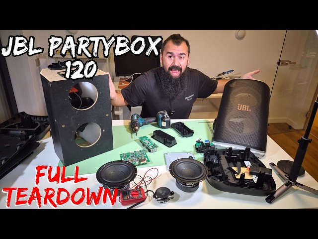 JBL Partybox 120 FULL Teardown - YouTube