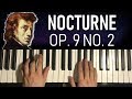 Chopin - Nocturne Op.9 No.2 (Piano Tutorial Lesson)