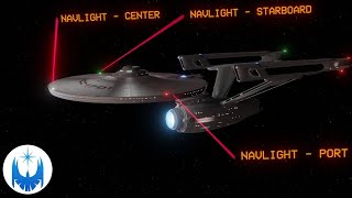 Starship Navigation Lights 'BLINKEYS' Demystified! - Star Trek Tech Explained