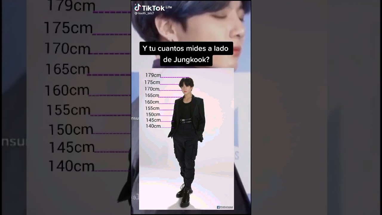 y tu cuanto mides a lado de jungkook¿? - YouTube