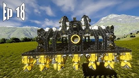 Space Engineers Ep 18. New Grinder Ship And Auto Miner.