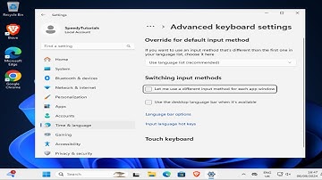 How To Set Shortcut to Change Keyboard Layout Language