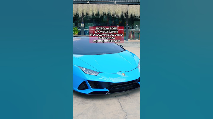 จะเป็นเจ้าของ supercar ต้องมีรายได้เท่าไหร่ EP Lamborghini Huracan EVO AWD