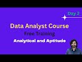 Day 2 Training Digital Analyst Analytical and Aptitude Session