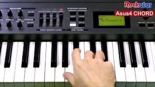 Video thumbnail of "Asus4 chord on Keyboard"