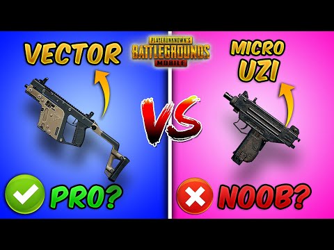Vector vs Micro UZI Ultimate Weapon Comparison (PUBG MOBILE) Which one is Better For Close Range?