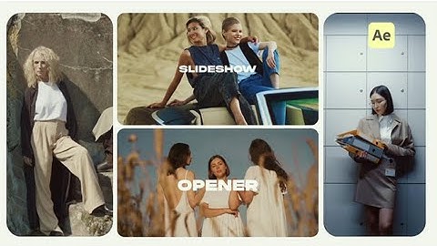 Multiscreen Slideshow After Effects