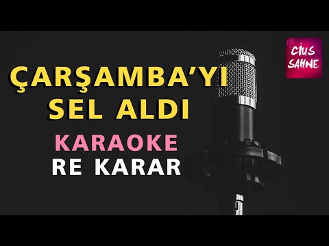 ÇARŞAMBA'YI SEL ALDI Karaoke Altyapı Türküler Bağlama Gitar - Re