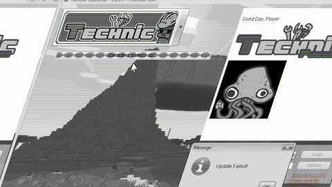 PLEASE HELP!! technic mod says update failed!/