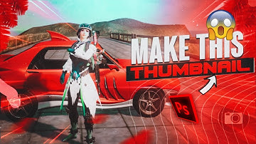 🔥Make this Amazing Pubg montage Thumbnail  on Android _sorif