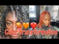 How To Color Natural Hair Orange &amp; Copper🧡❤️🥵|Beginner Friendly| Red Head‼️