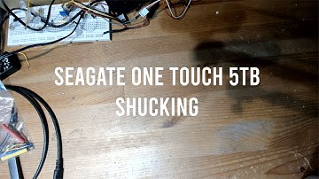 Seagate One Touch 5TB External HDD Shucking