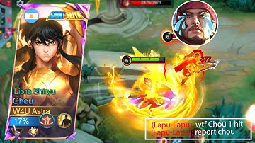 CHOU VS TOP GLOBAL LAPU LAPU EXP LAND | Mobile Legends
