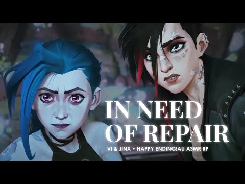 Vi & Jinx Arcane ASMR RP 🩷💙 Vi and Jinx Try to Repair You [Happy Ending] [f4a]