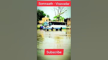 GSRTC Somnath - Visavadar#khajurbhai #hardikdavevlogs #bus #gsrtcbus #rajkot #ahemdabad