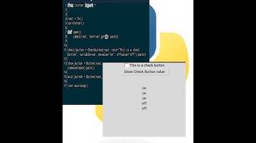 how to make a check button in python tkinter #python #tkinter #tkintertutorial