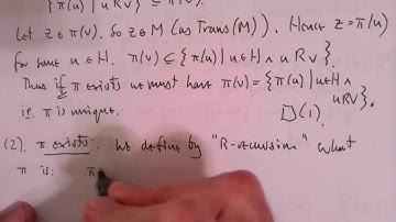 Axiomatic Set Theory Lecture 10