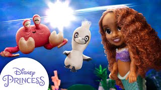 Ariel Learns Human Things | The Little Mermaid | Disney Princess