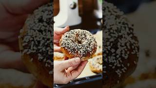 Domowe bajgle lepsze niż z piekarni?! 👩🏻‍🍳🤯 Twoja piekarnia w domu #recipe