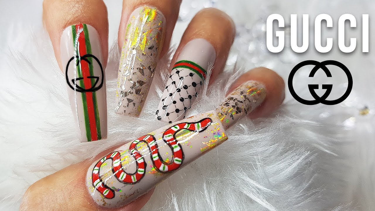 Gucci Nails [Vídeo] Unhas De Gel, Unhas Gucci, Unhas De Grife | atelier ...